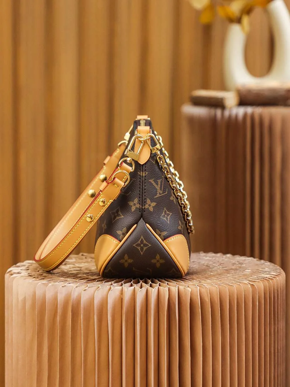 Louis Vuitton Boulogne PM Bag Brown / - Image 3
