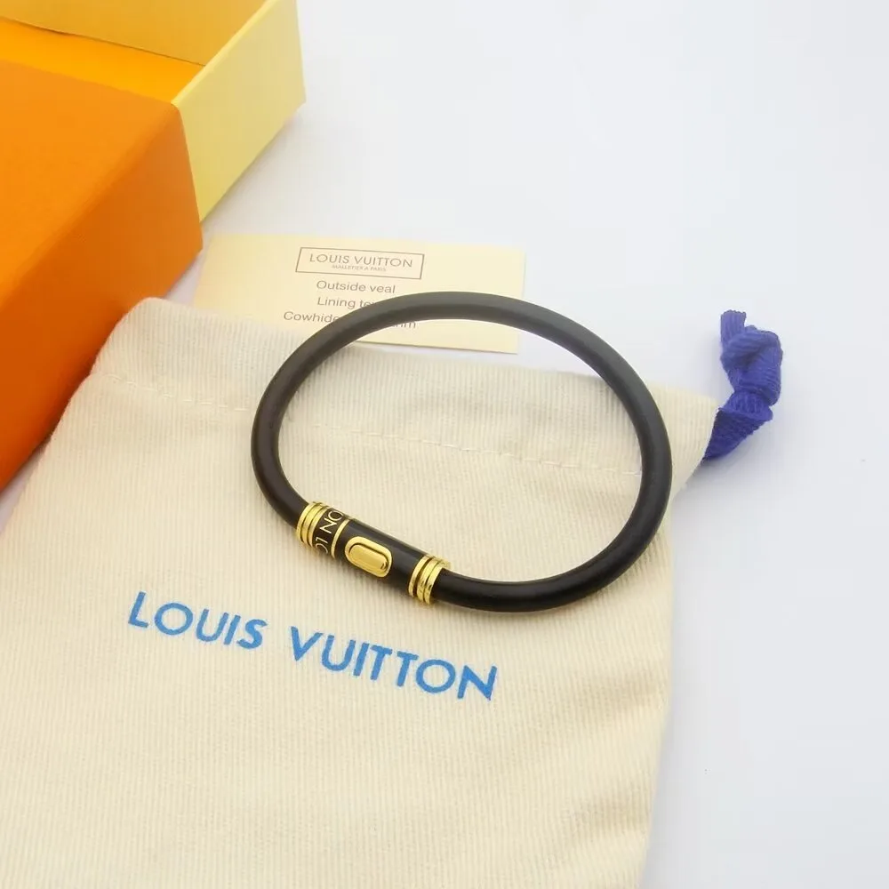 Louis Vuitton Rope Bracelet Black - Image 6