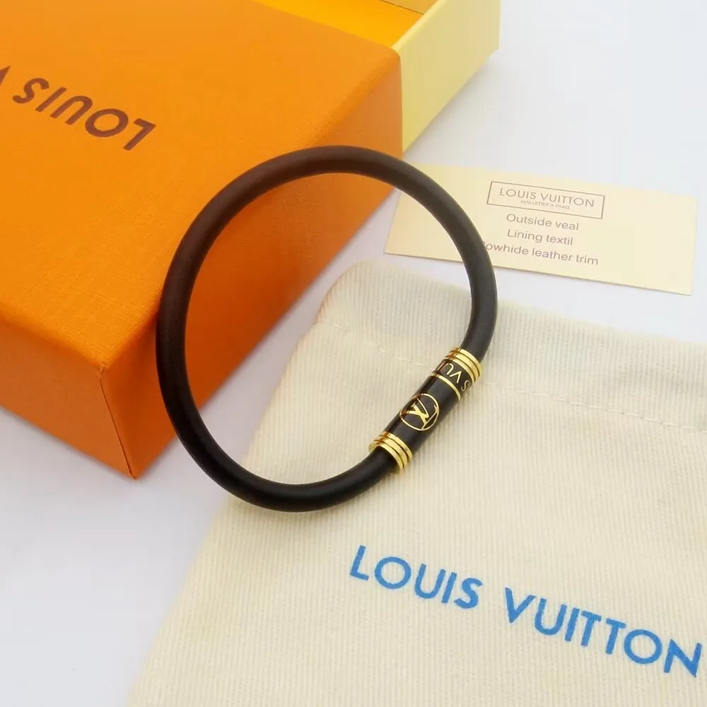 Louis Vuitton Rope Bracelet Black - Image 3