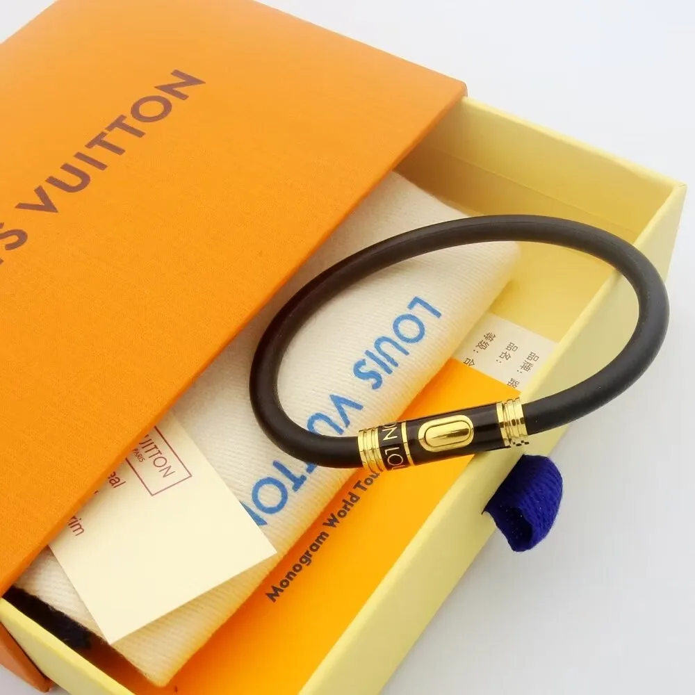 Louis Vuitton Rope Bracelet Black - Image 4