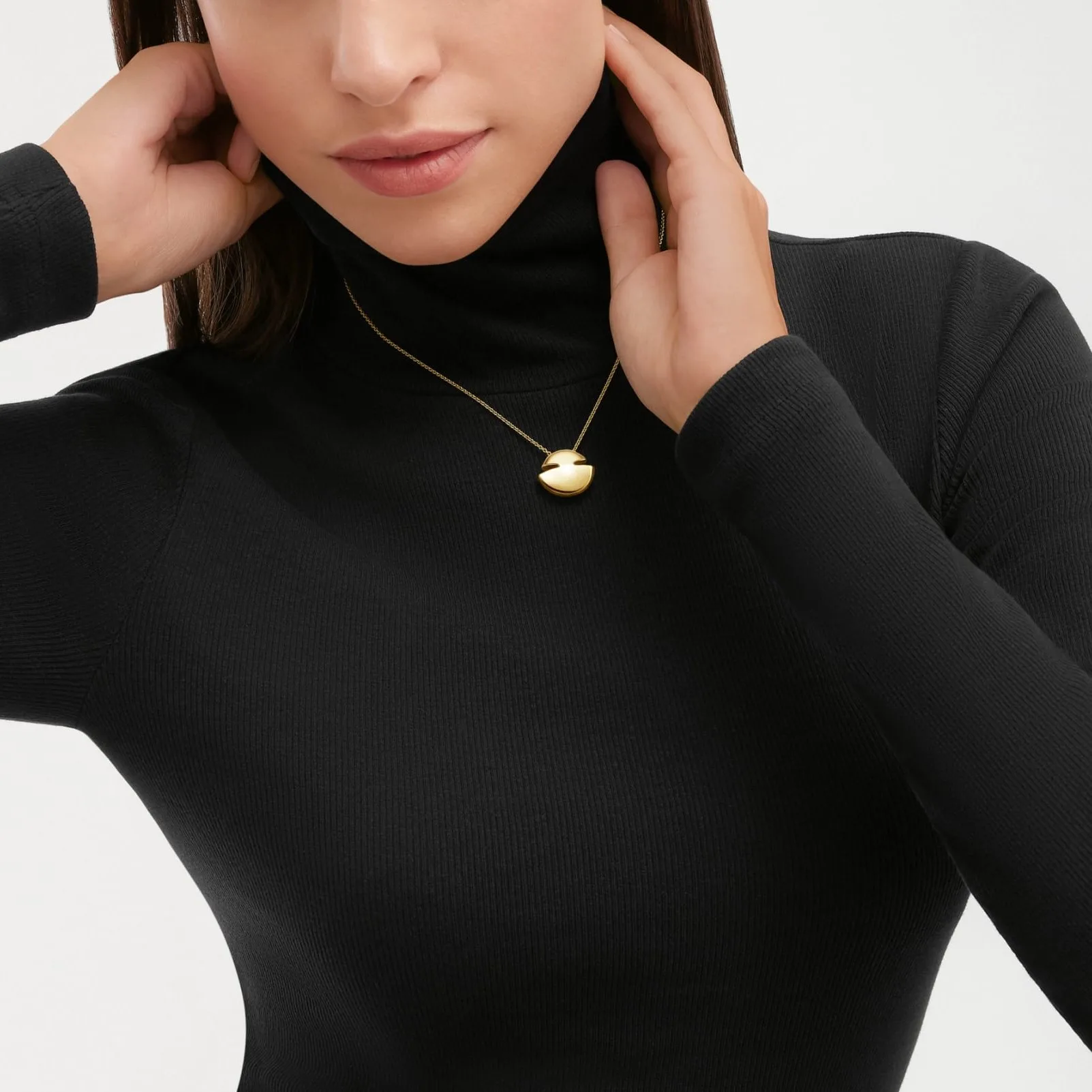 Alternative view of Bvlgari Cabochon Necklace Gold Hardware