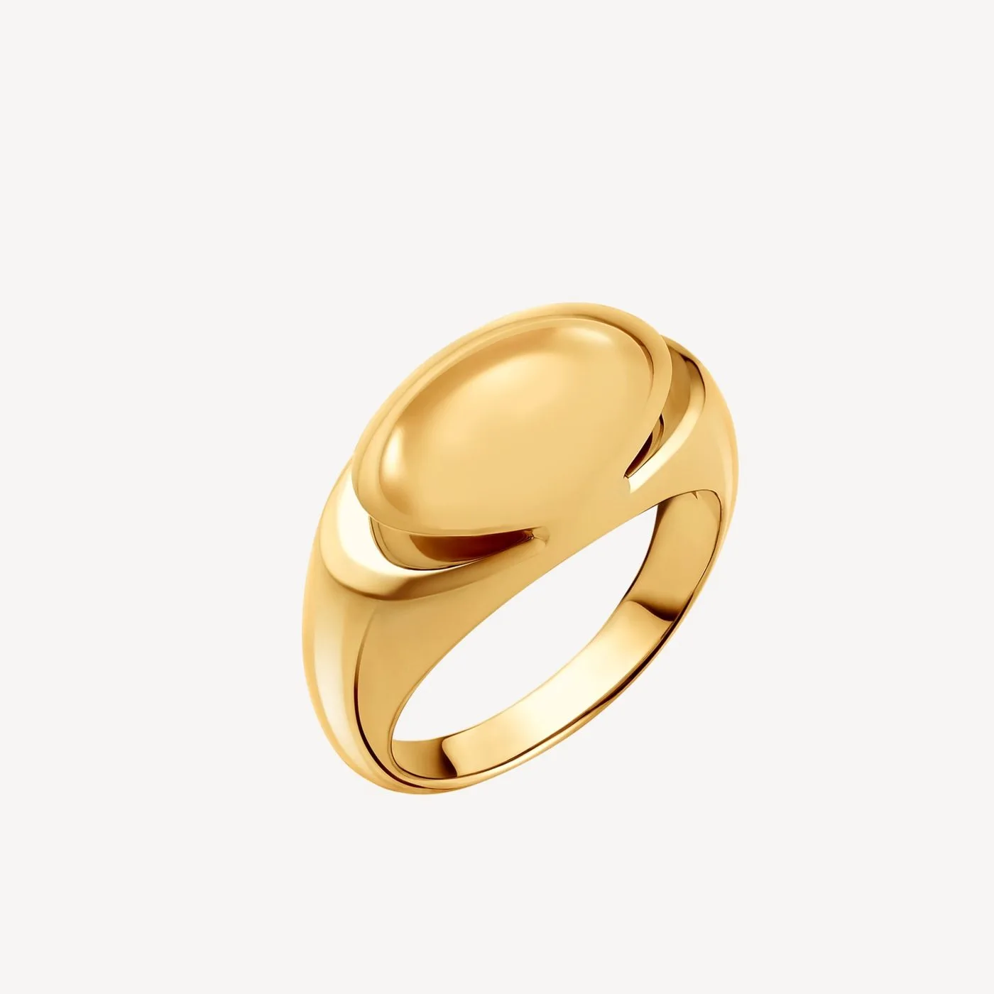 Alternative view of Bvlgari Cabochon Ring Gold Hardware