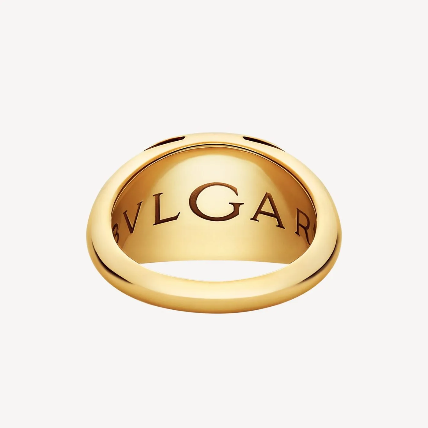 Bvlgari Cabochon Ring Gold Hardware - Image 3