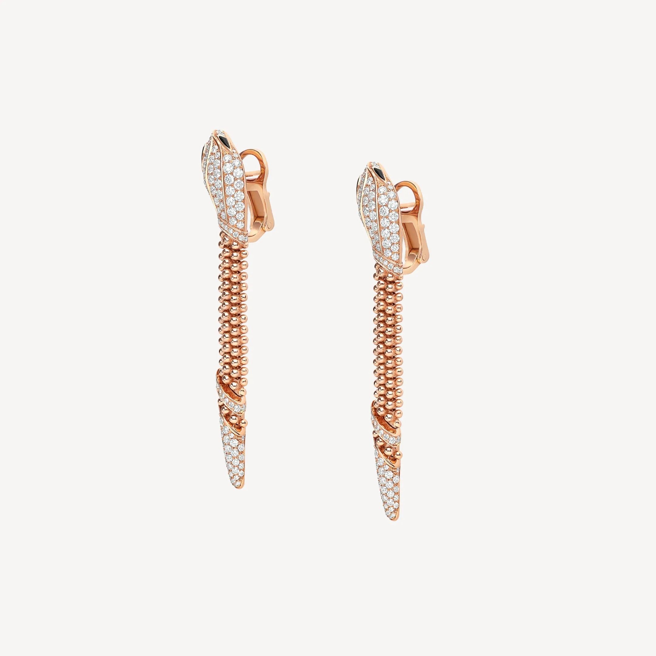 Bvlgari Serpenti Earrings Rose Gold Hardware - Image 4