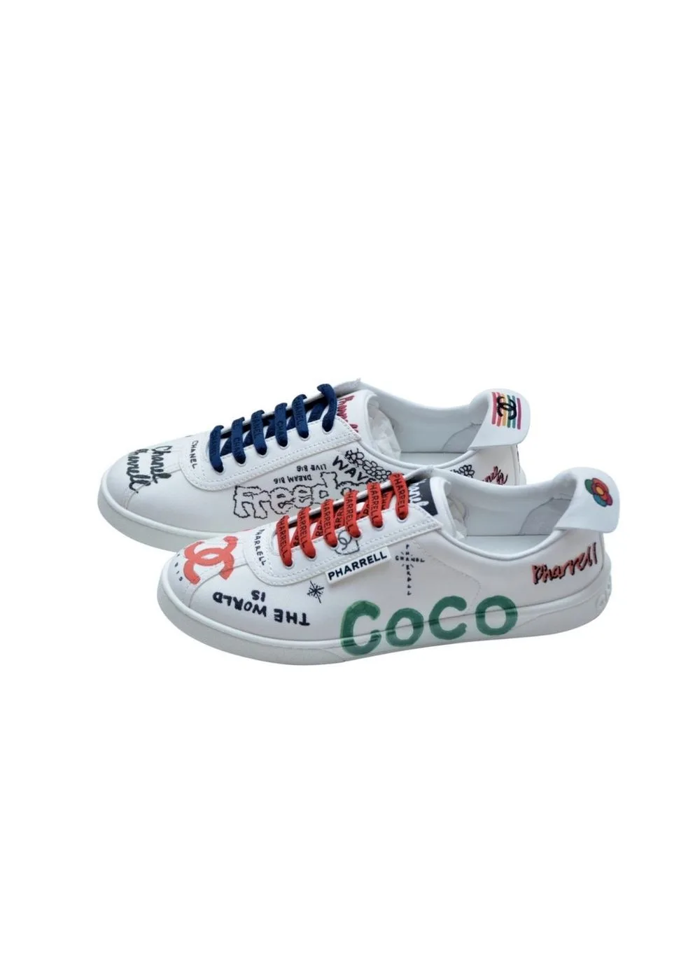 Chanel Williams Shoes 2019 Collection White Sneaker - Image 3