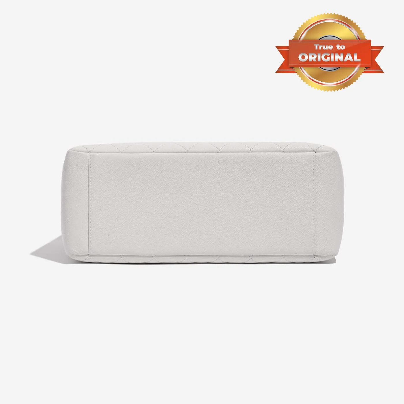 Alternative view of Chanel Chain Tote Shoulder Bag White /