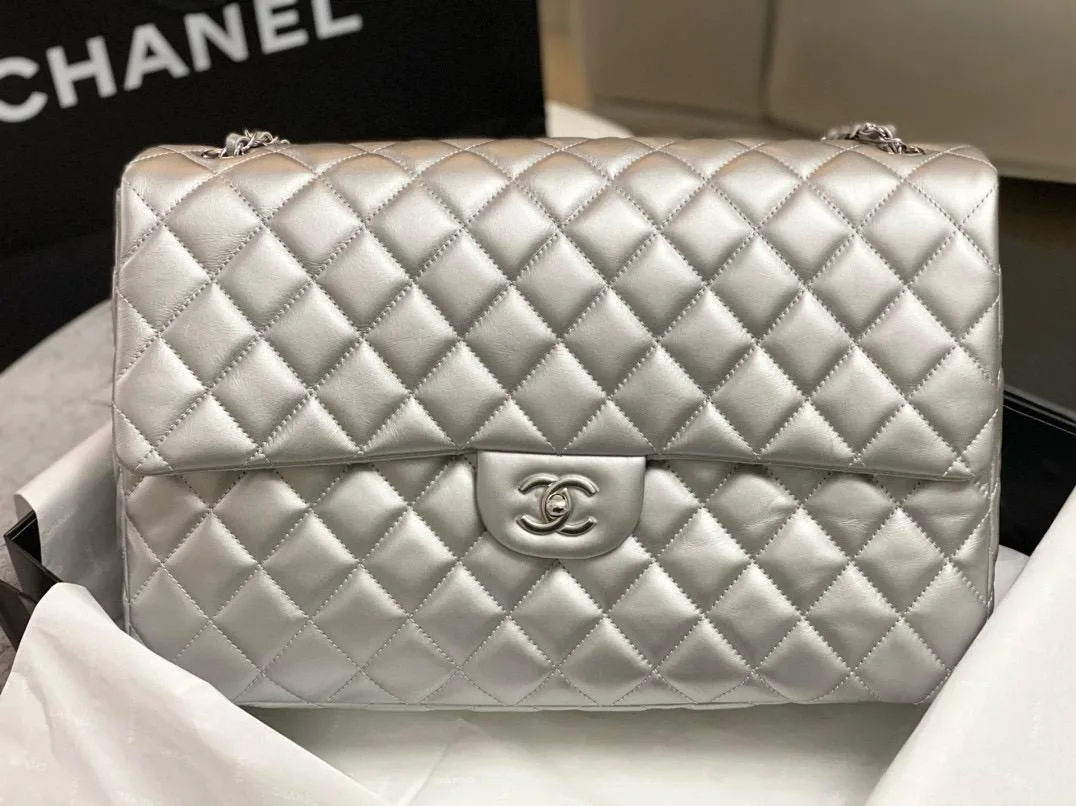 Chanel Airport Bag Silver/White/Black/Grey / - Image 10