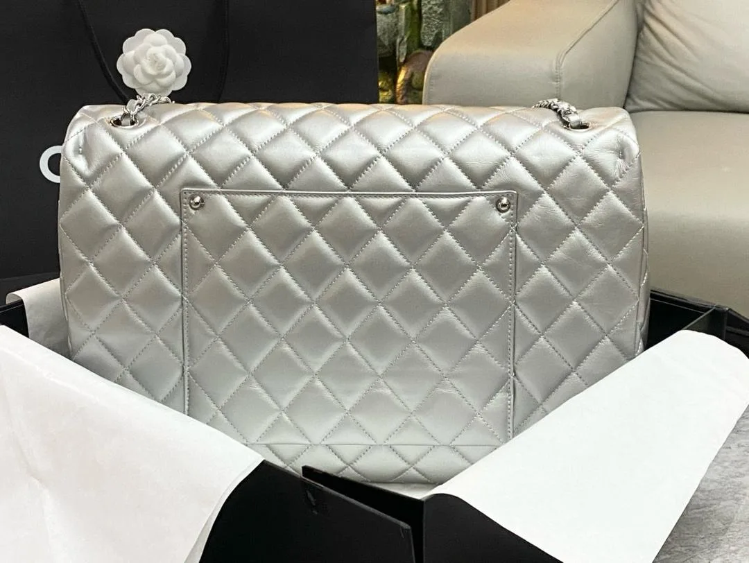 Chanel Airport Bag Silver/White/Black/Grey / - Image 12