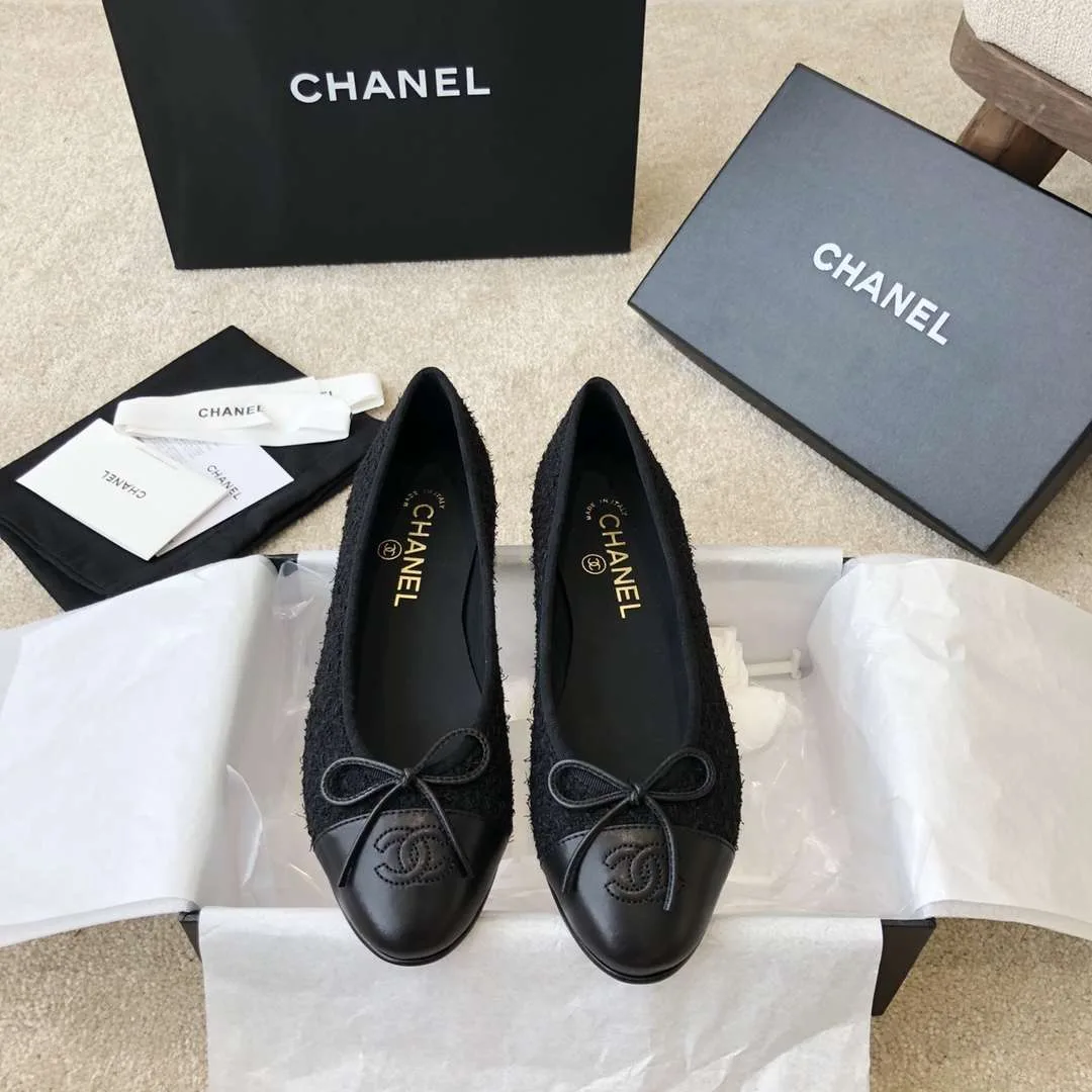 Chanel Ballet Flats Black - Image 9