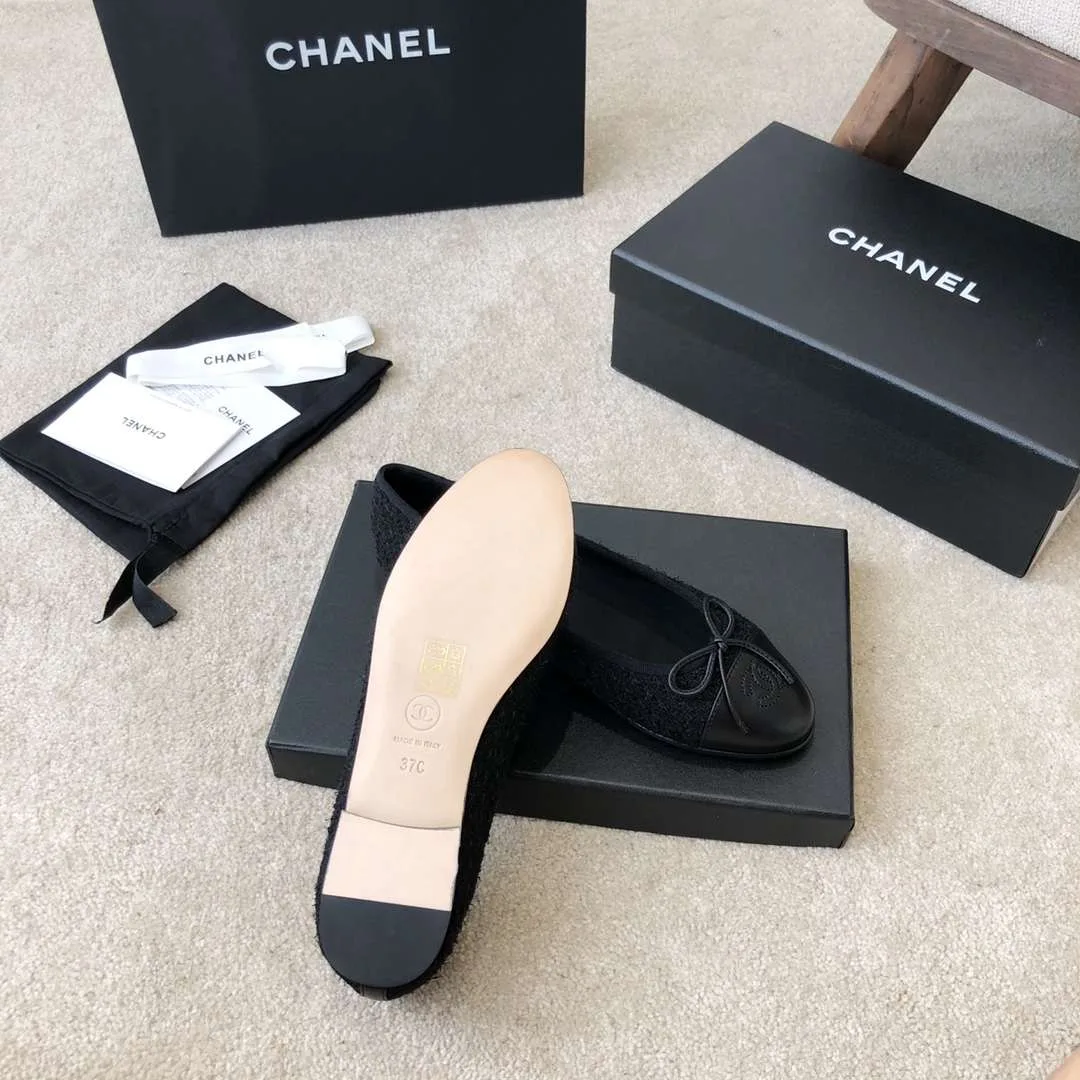 Chanel Ballet Flats Black - Image 8