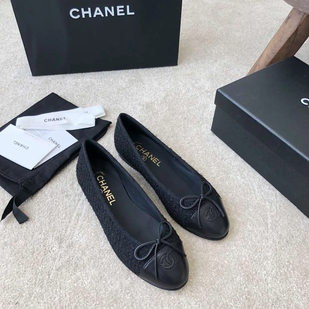 Chanel Ballet Flats Black - Image 7