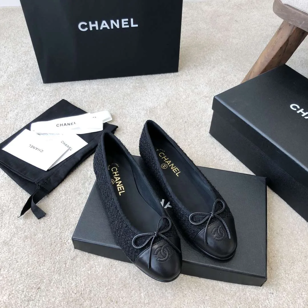 Chanel Ballet Flats Black - Image 6