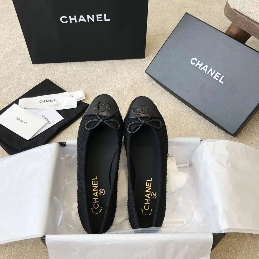 Chanel Ballet Flats Black - Image 5