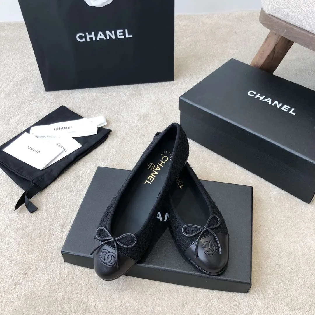 Chanel Ballet Flats Black - Image 4