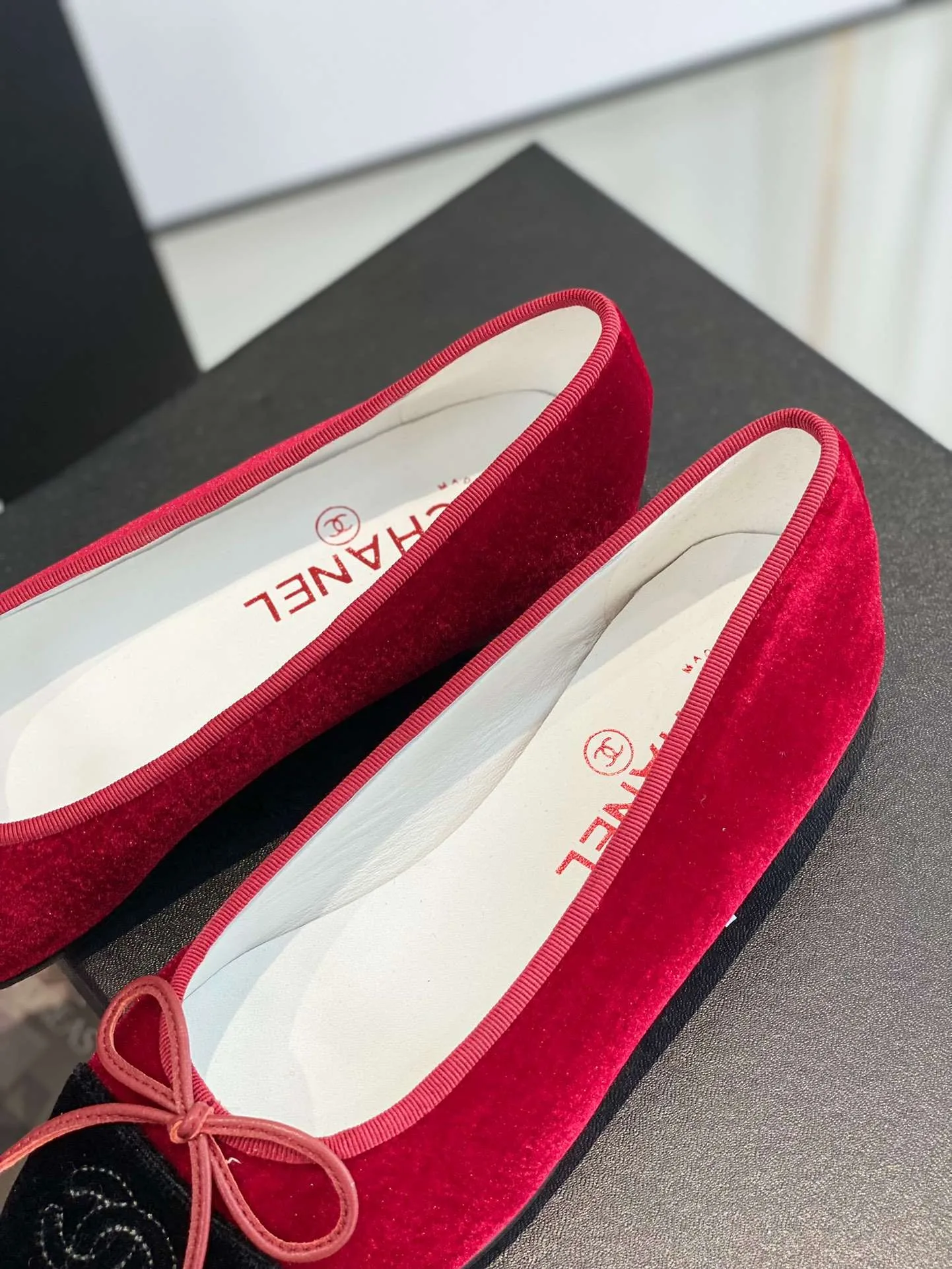 Alternative view of Chanel Ballet Flats Red