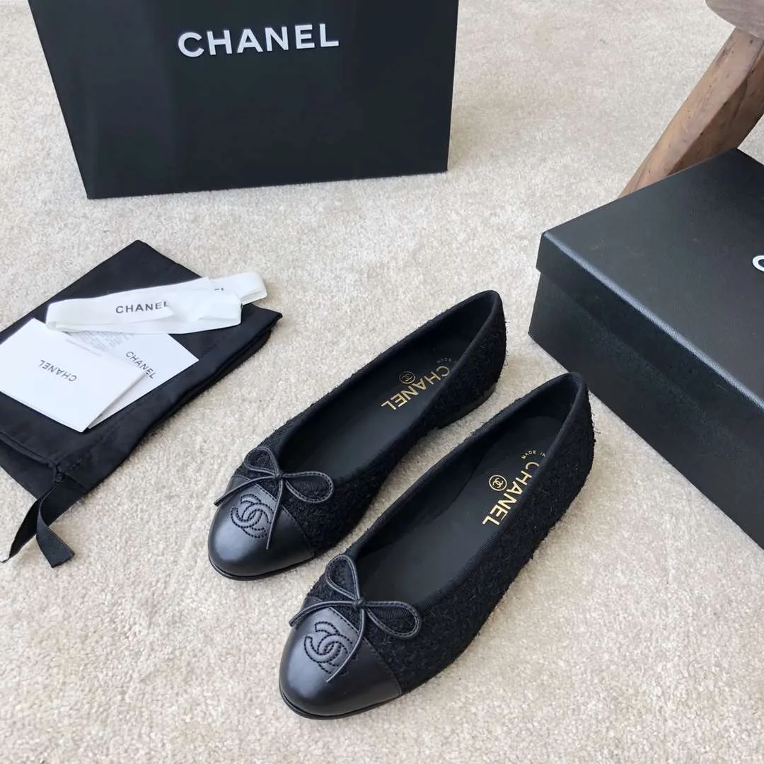 Chanel Ballet Flats Black - Image 3