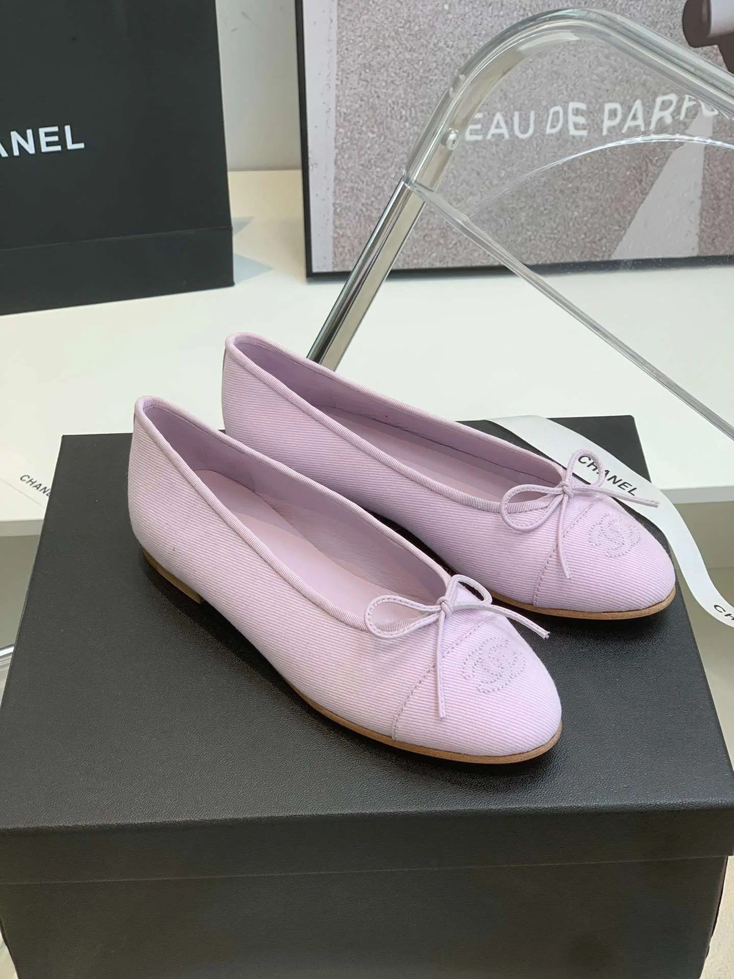 Alternative view of Chanel Ballet Flats Purple