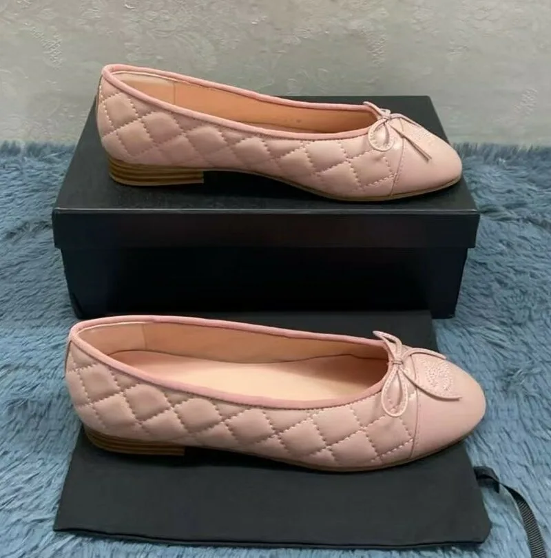 Chanel Light Pink Ballet Flats - Image 3