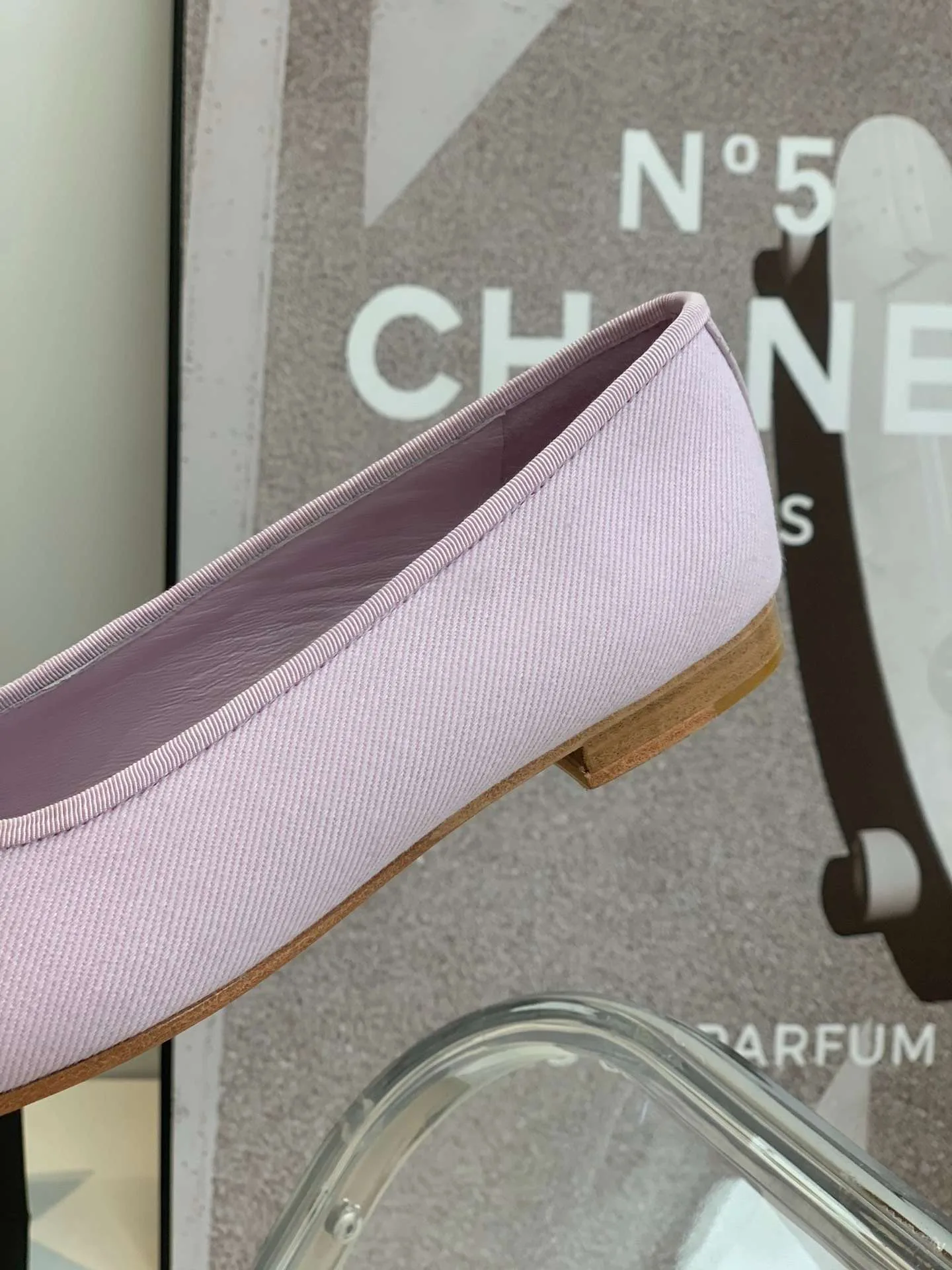 Chanel Ballet Flats Purple - Image 4