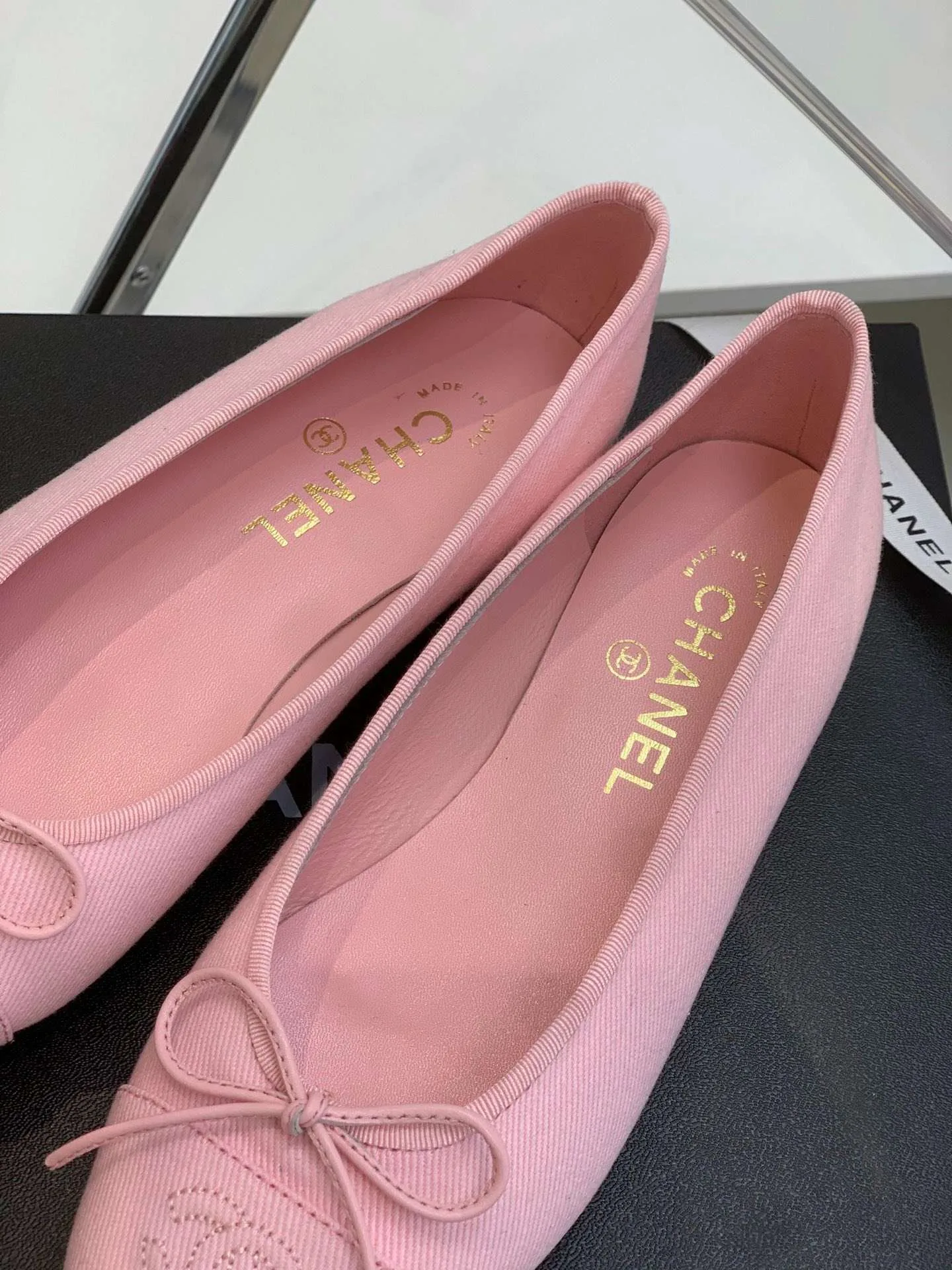 Chanel Ballet Flats Pink - Image 5