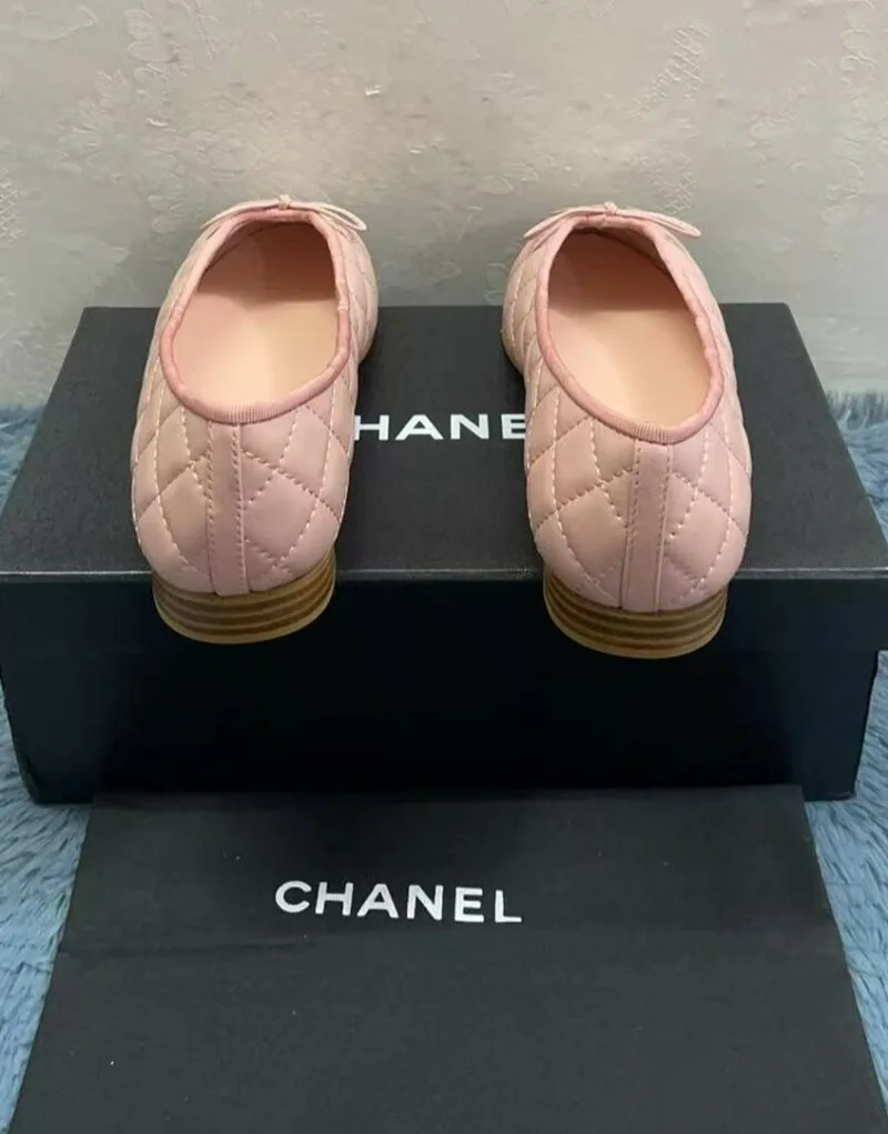 Chanel Light Pink Ballet Flats - Image 5