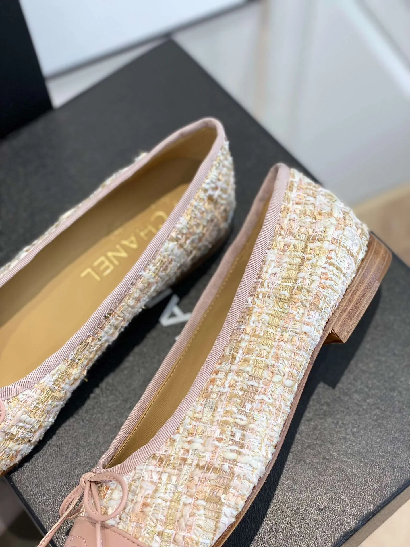 Chanel Ballet Flats Beige - Image 5