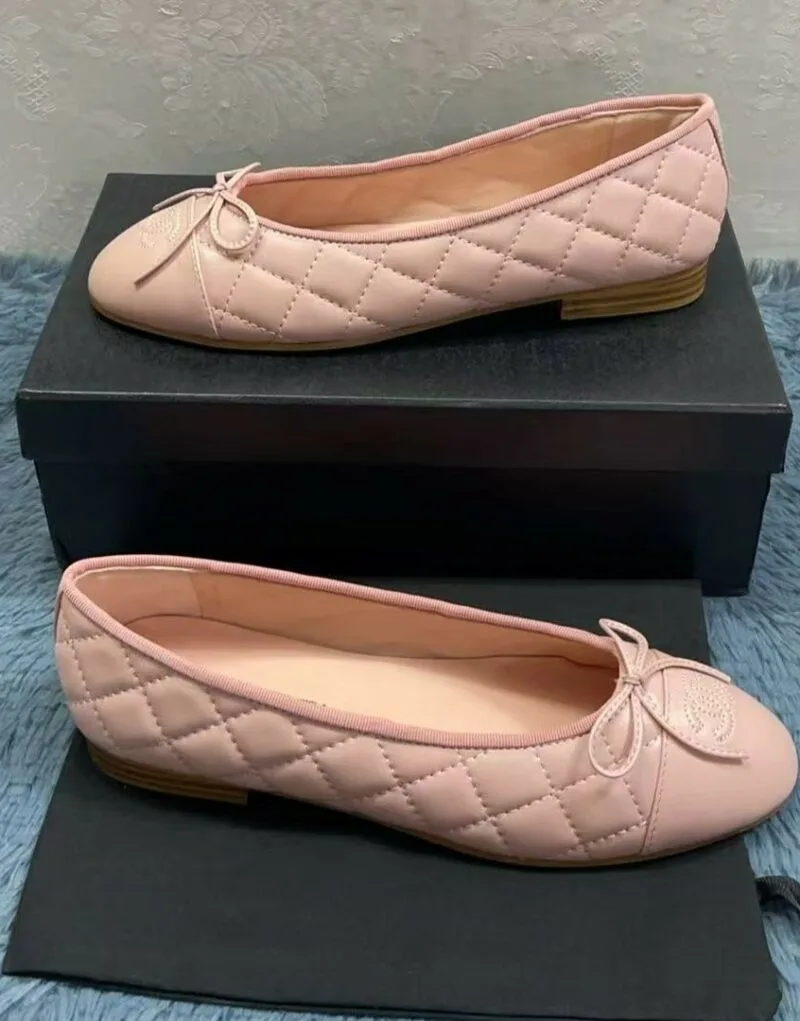 Chanel Light Pink Ballet Flats - Image 7