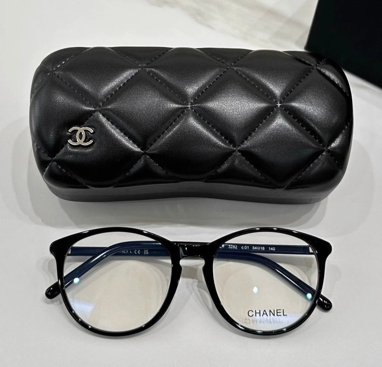 Alternative view of Chanel Black Hard Eyeglasses Case