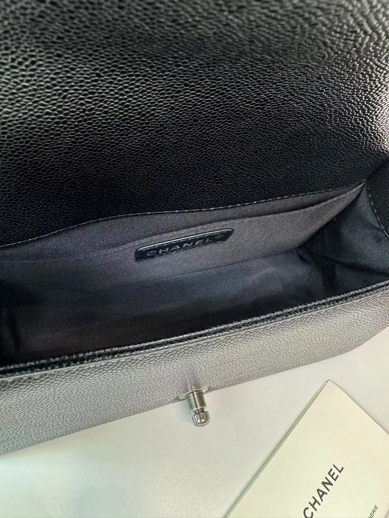 Chanel Boy Medium Crossbody Bag / Black Palladium Hardware - Image 7