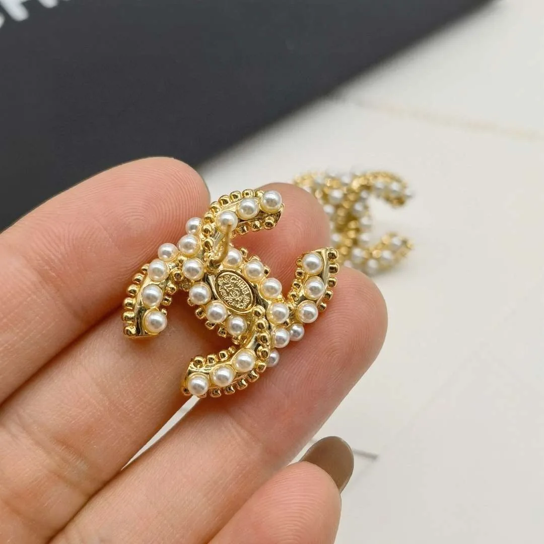 Chanel Gold CC Earrings - Image 3