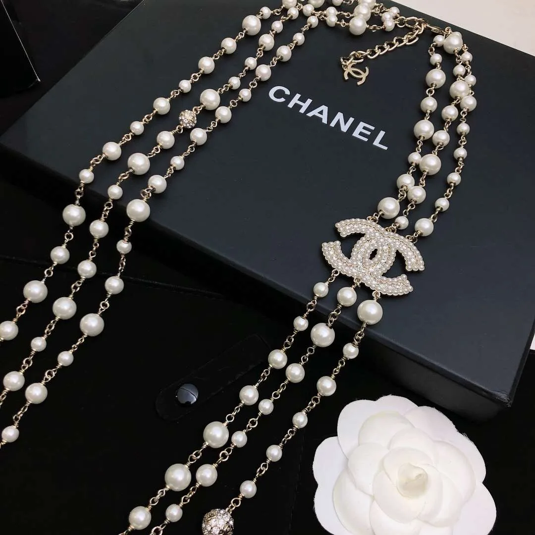 Chanel Chain Necklace Gold - Image 5