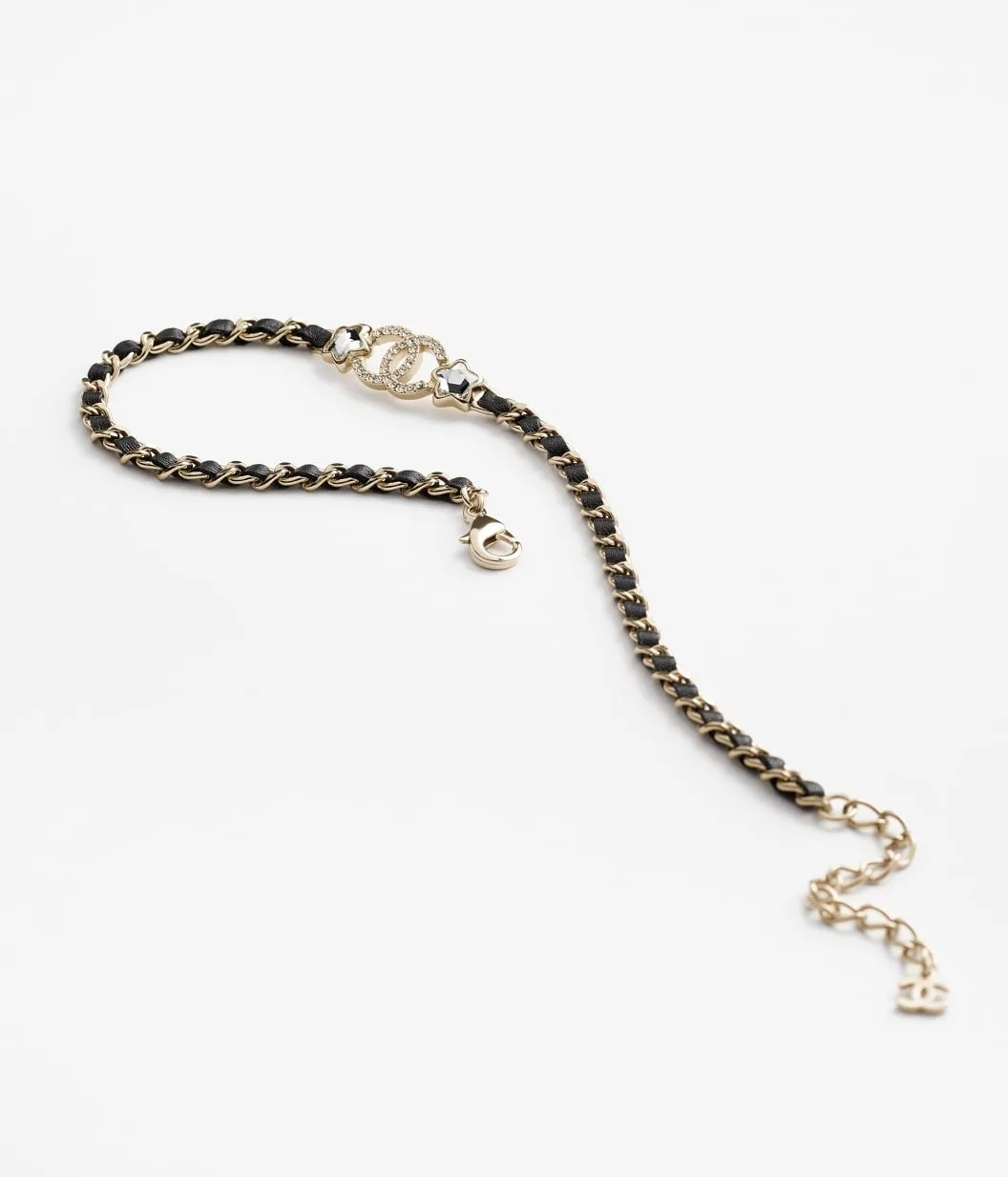 Alternative view of Chanel Choker Gold Black & Crystal