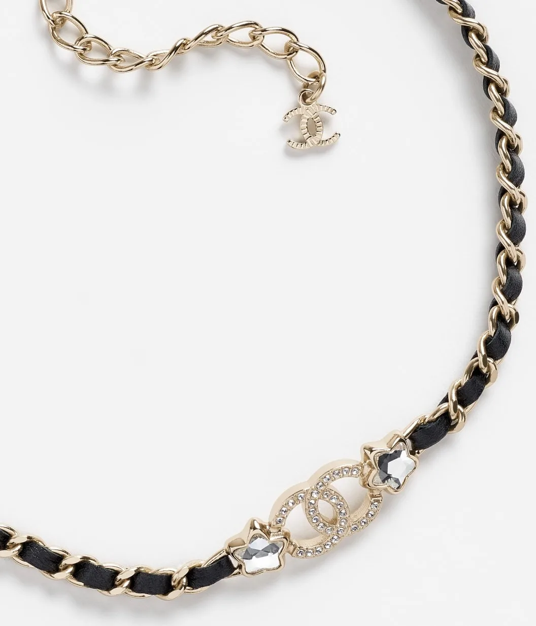 Chanel Choker Gold Black & Crystal - Image 3