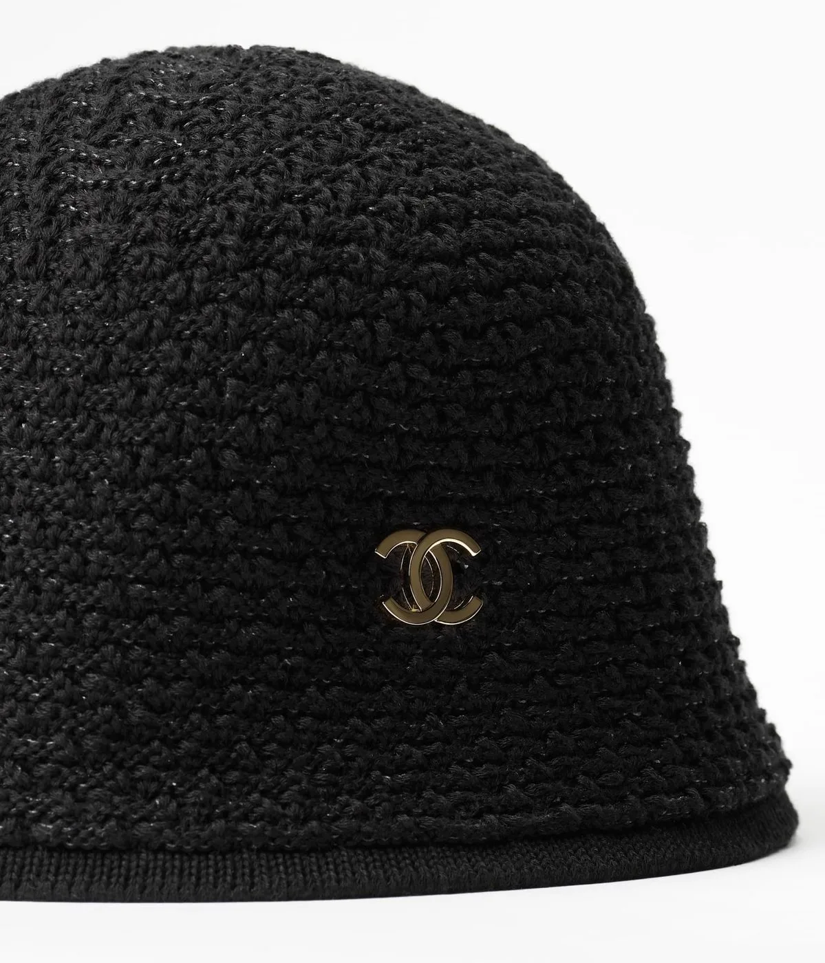 Chanel Cloche Hat Dark Black - Image 3