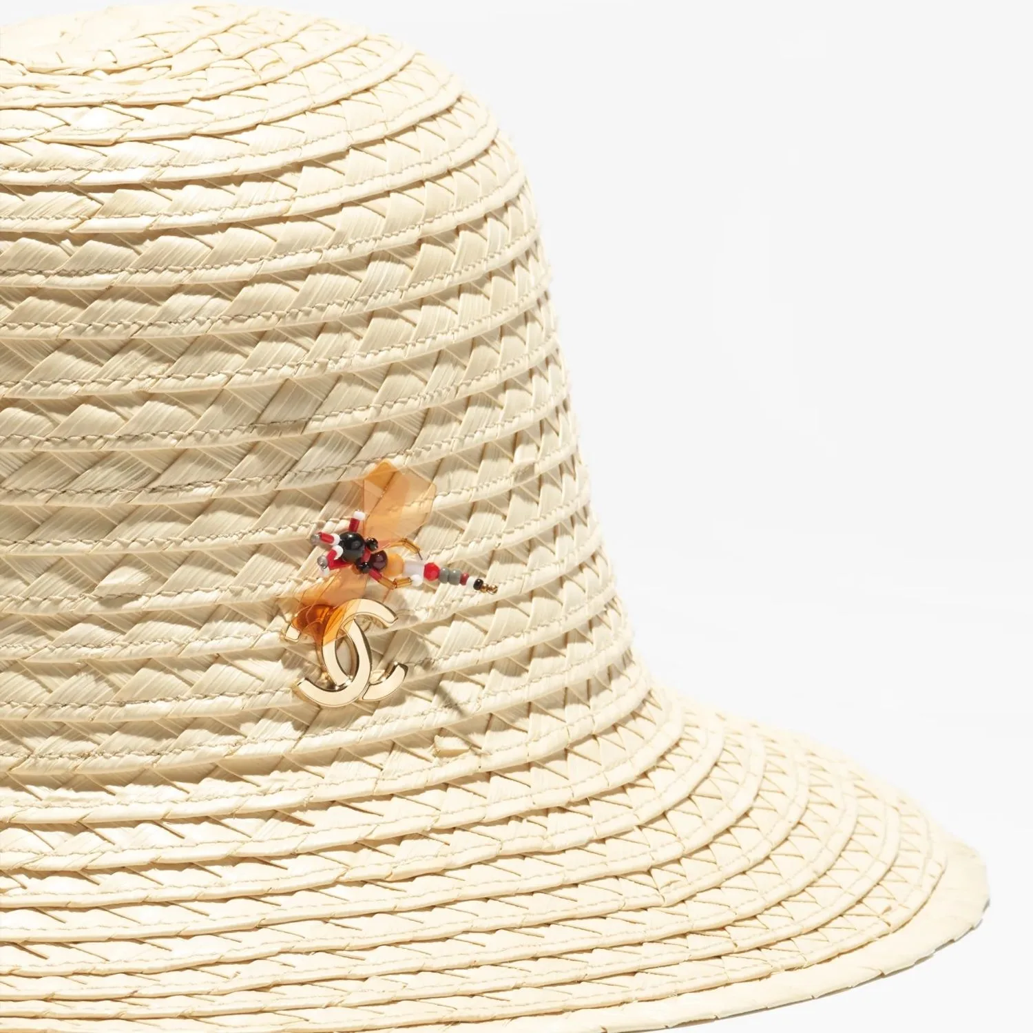 Chanel Coco Beach Hat Beige - Image 3