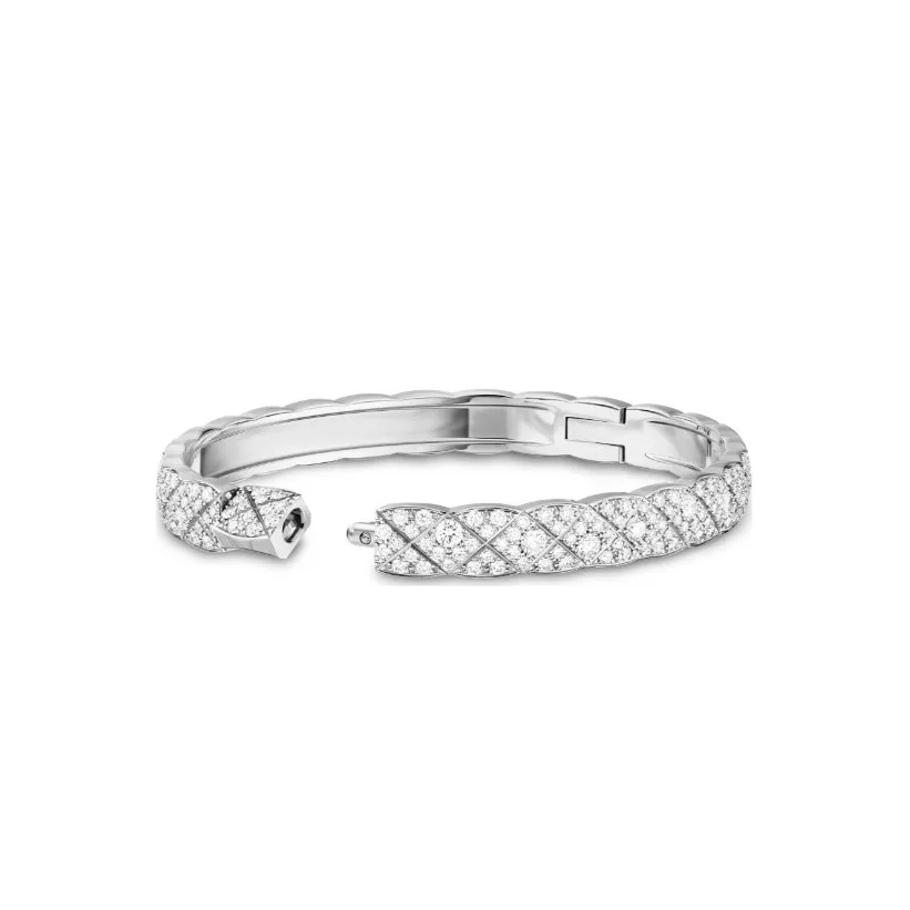 Chanel Coco Crush Bracelet Silver Hardware - Image 4