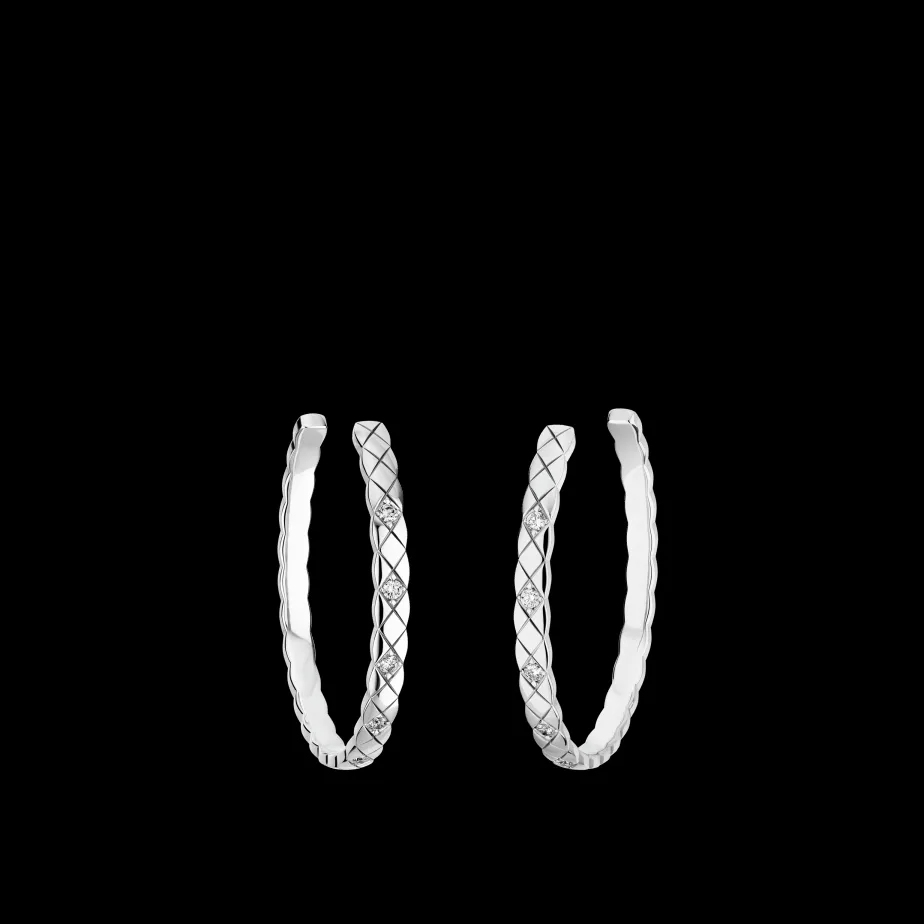 Chanel Coco Crush Hoop Earrings - Image 4