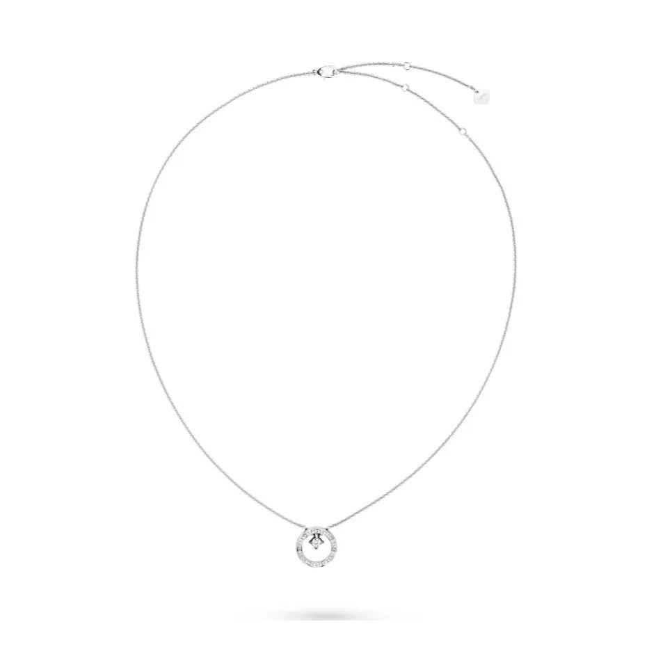 Alternative view of Chanel Coco Necklace Silver Hardware