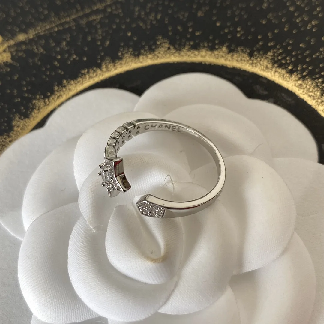 Chanel Coco Rings Silver - Image 8