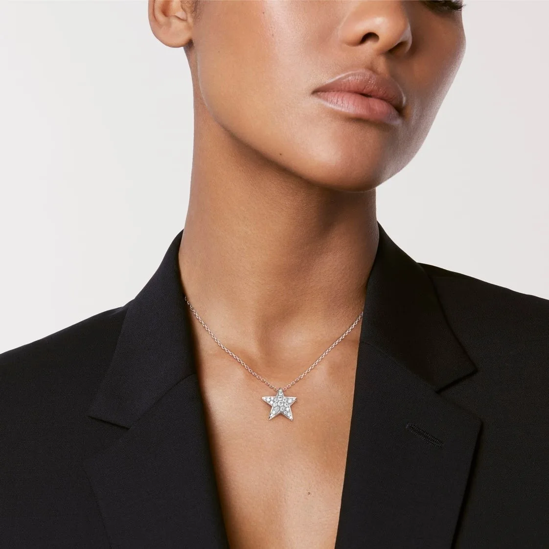 Chanel Comete Geode Necklace Silver Hardware - Image 2