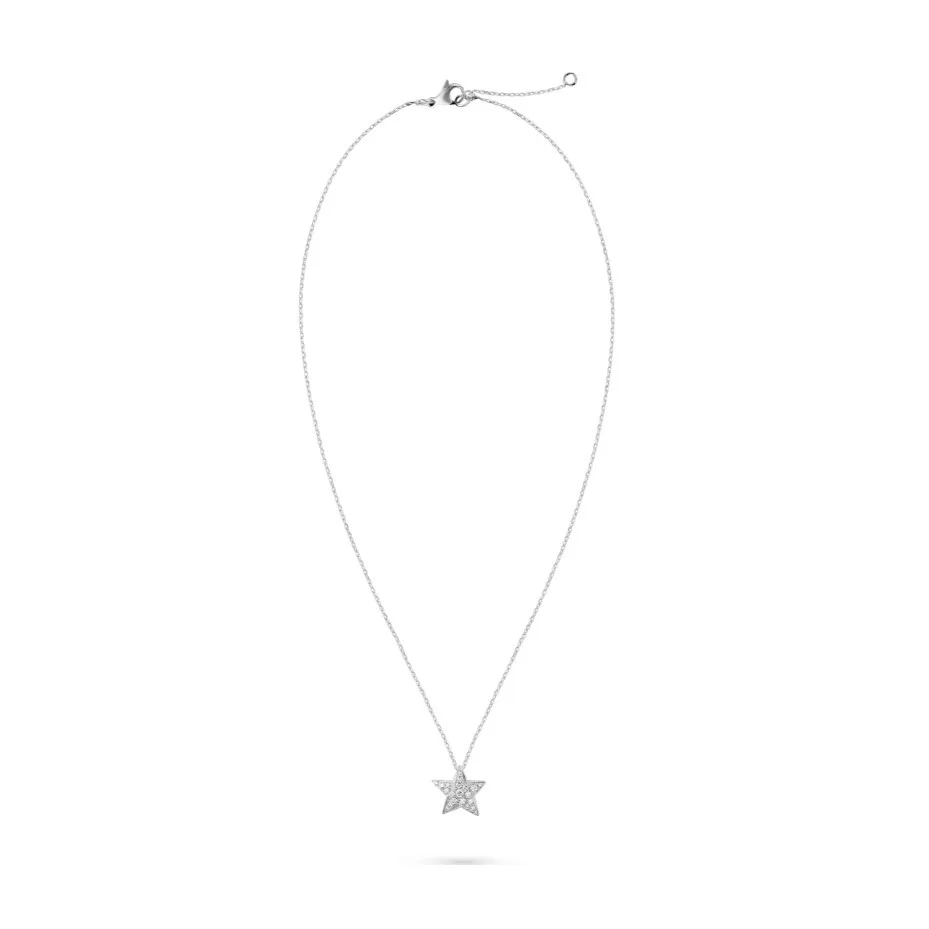Chanel Comete Geode Necklace Silver Hardware - Image 3
