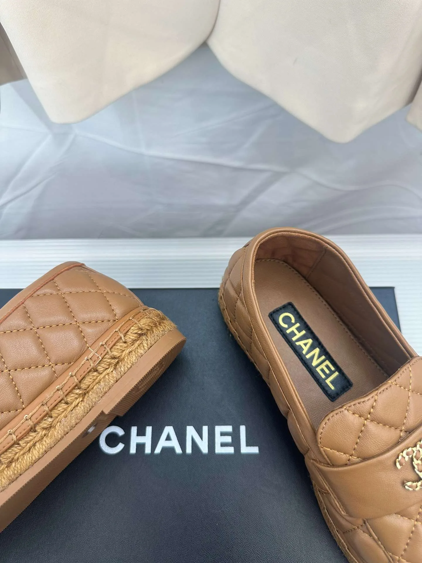 Chanel Double C Buckle Fisherman Loafers Brown - Image 6