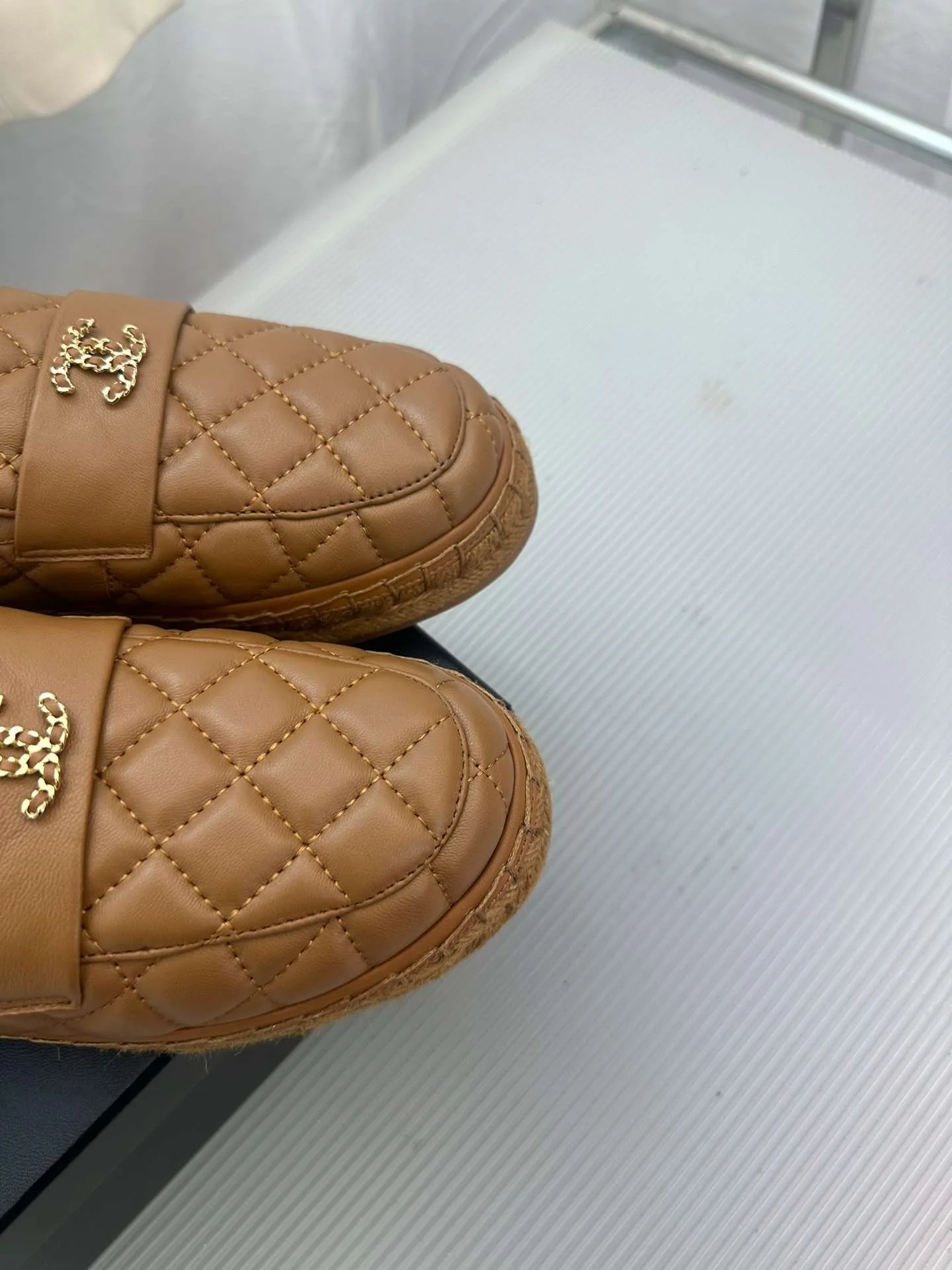 Chanel Double C Buckle Fisherman Loafers Brown - Image 4