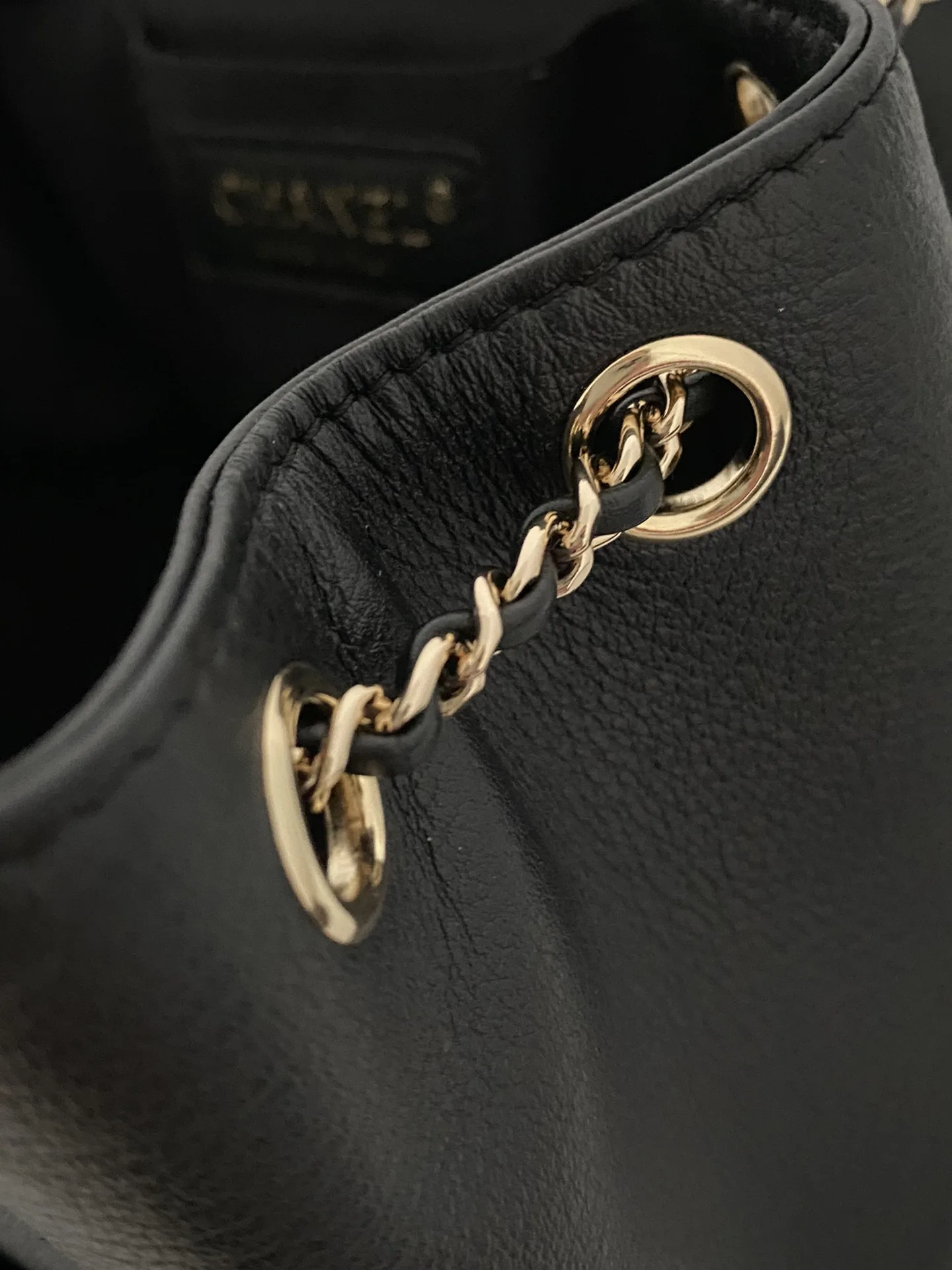 Chanel Duma Backpack / Black Gold Hardware - Image 4