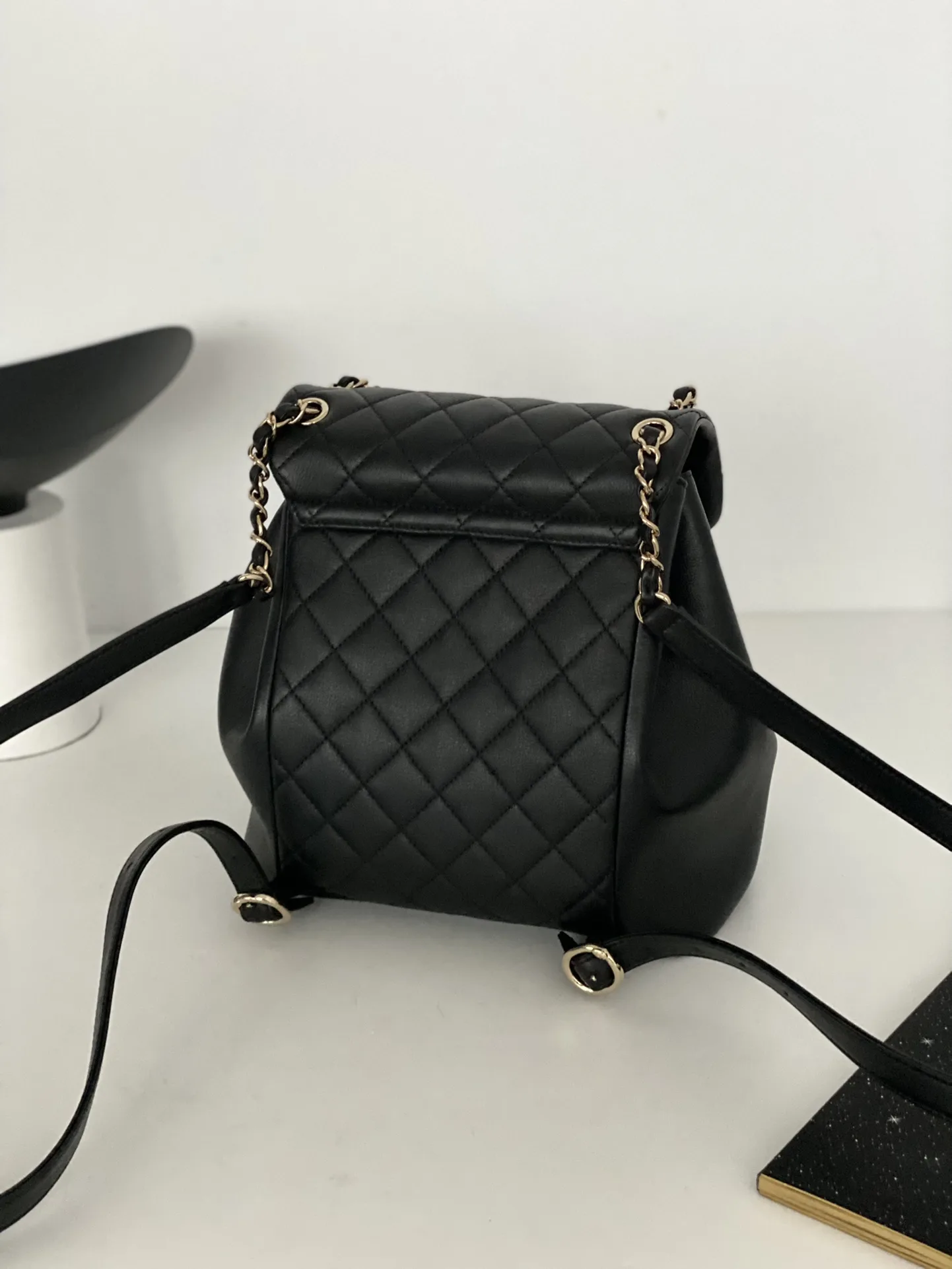 Chanel Duma Backpack / Black Gold Hardware - Image 2