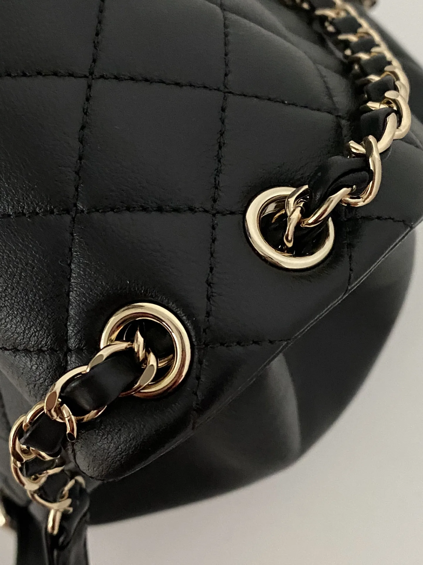 Chanel Duma Backpack / Black Gold Hardware - Image 8