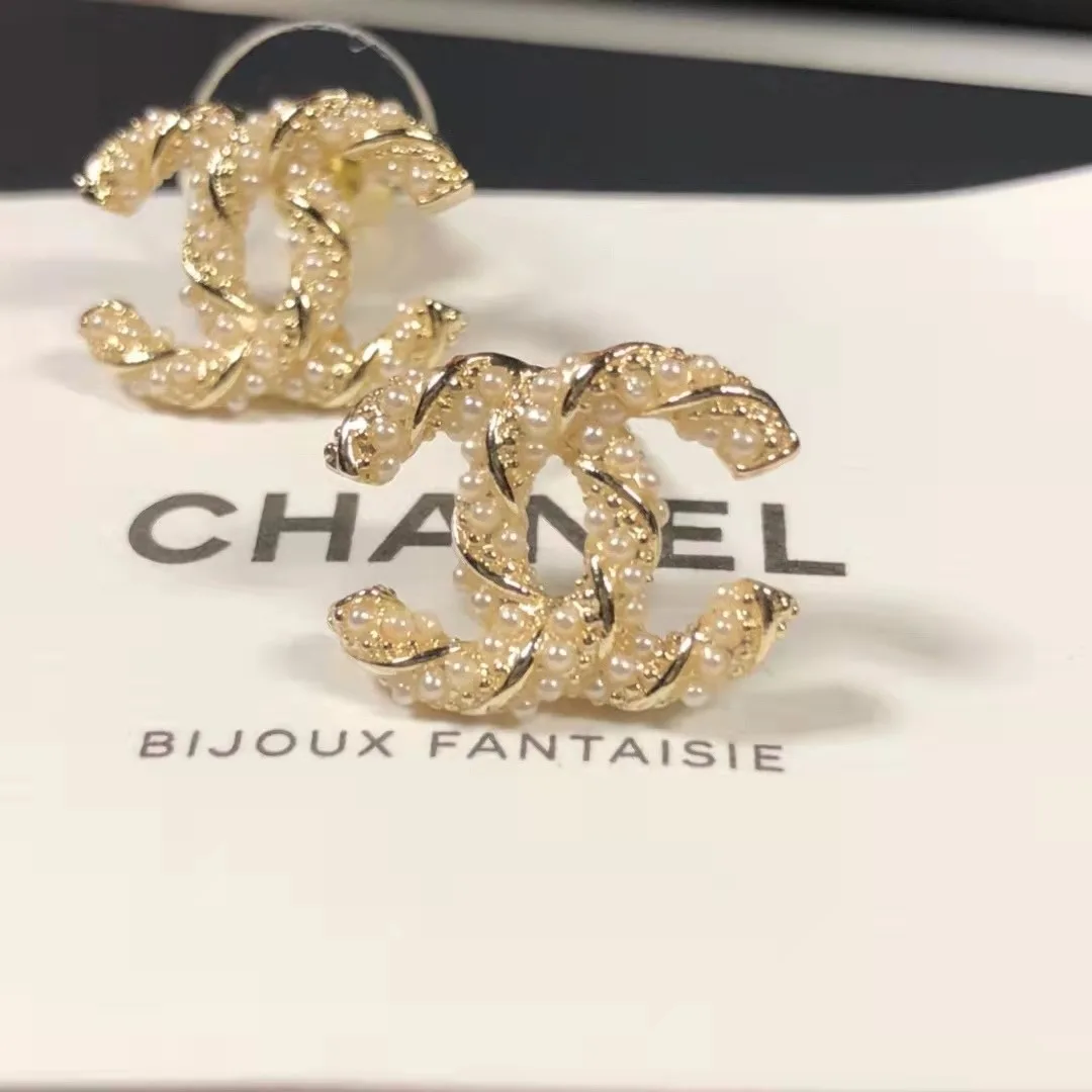 Alternative view of Chanel Earring Gold Hardware