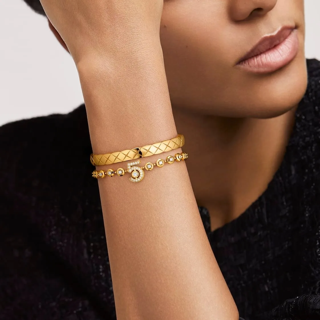 Alternative view of Chanel Eternal N°5 Bracelet Gold Hardware