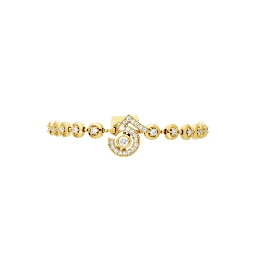 Chanel Eternal N°5 Bracelet Gold Hardware - Image 5