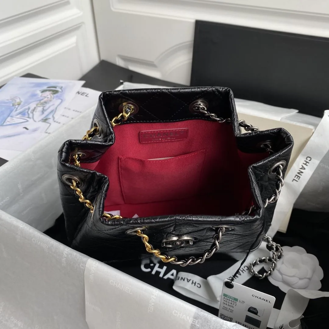 Chanel Gabrielle Backpack Black / - Image 3